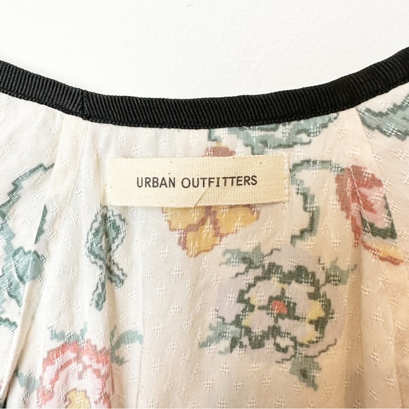 Urban Outfitters | Romantic Floral Print Ruffle Blouse - Picture 6 of 7